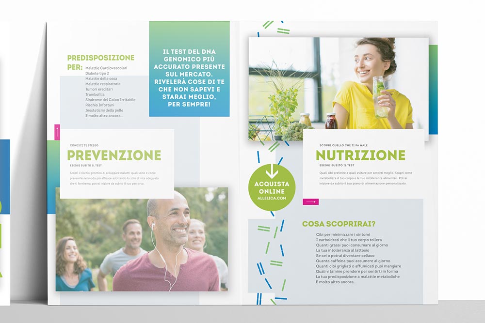 Brochure to present the services of Allelica
