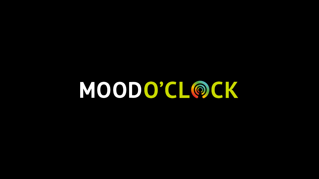 Mood O'clock app logo and identity